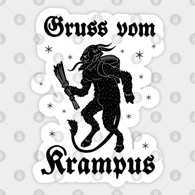 Krampus Sticker by valentinahramov